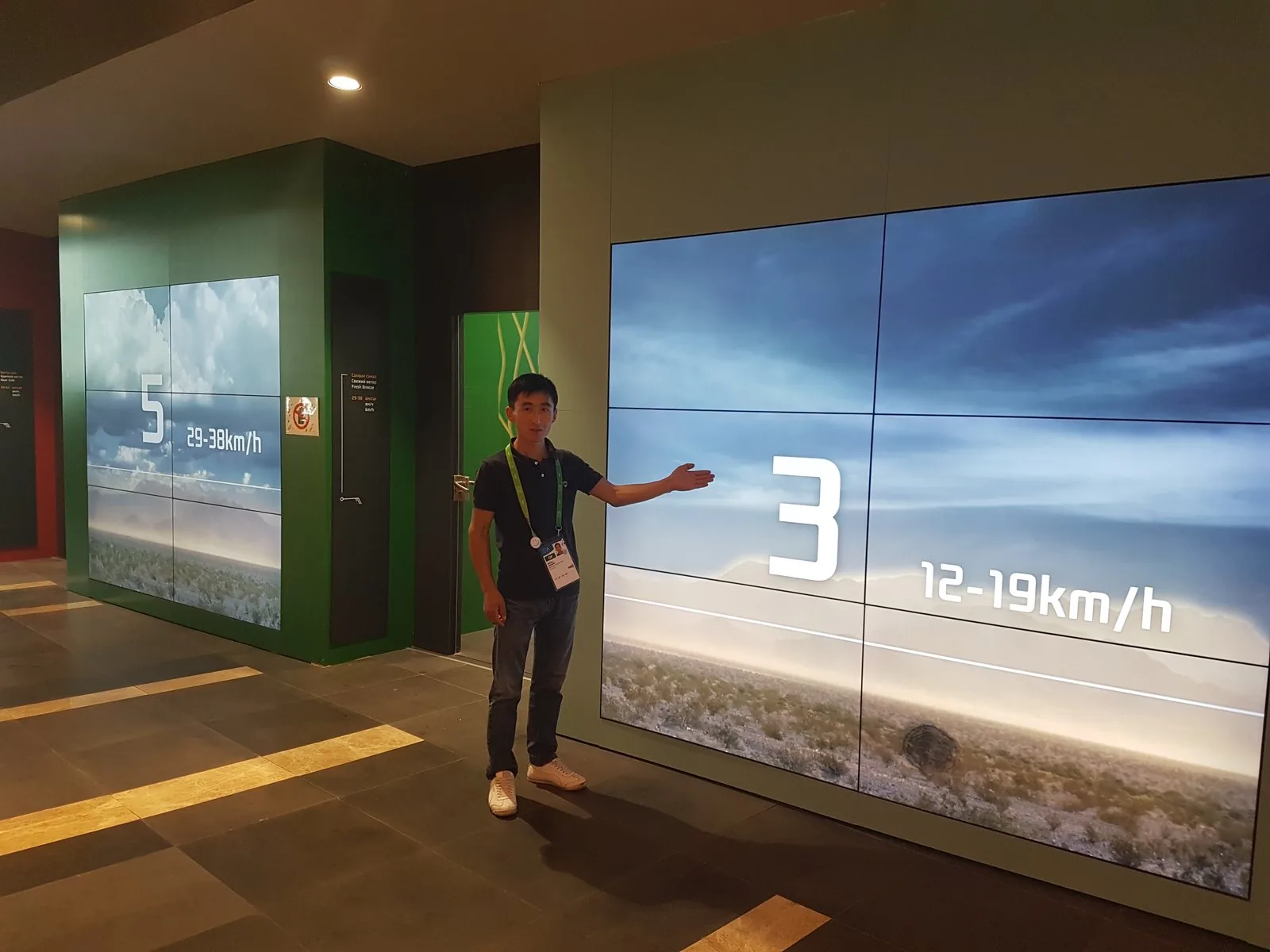 LED экран на выставке EXPO-2017