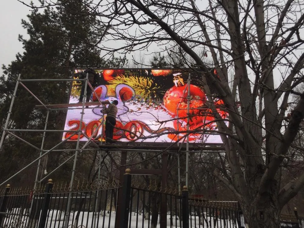 LED экран в акимате Талгара