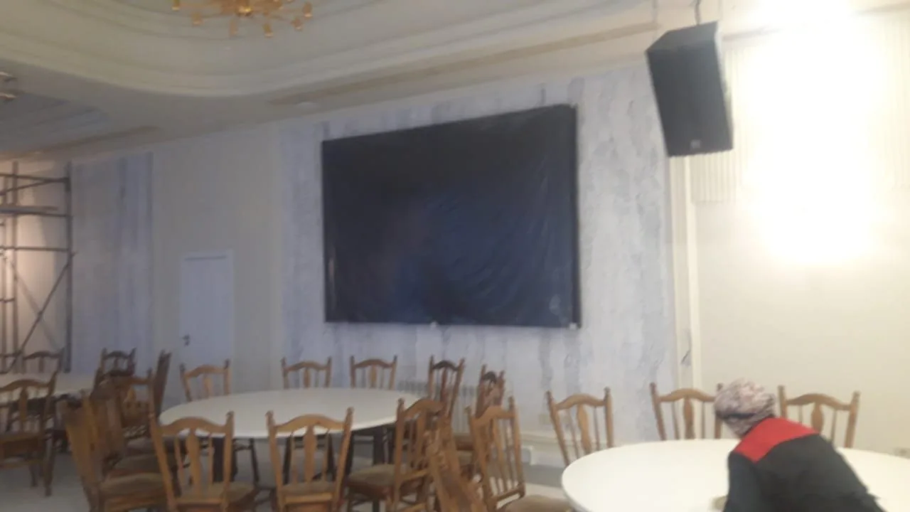 LED экран в банкетном зале, Кокшетау