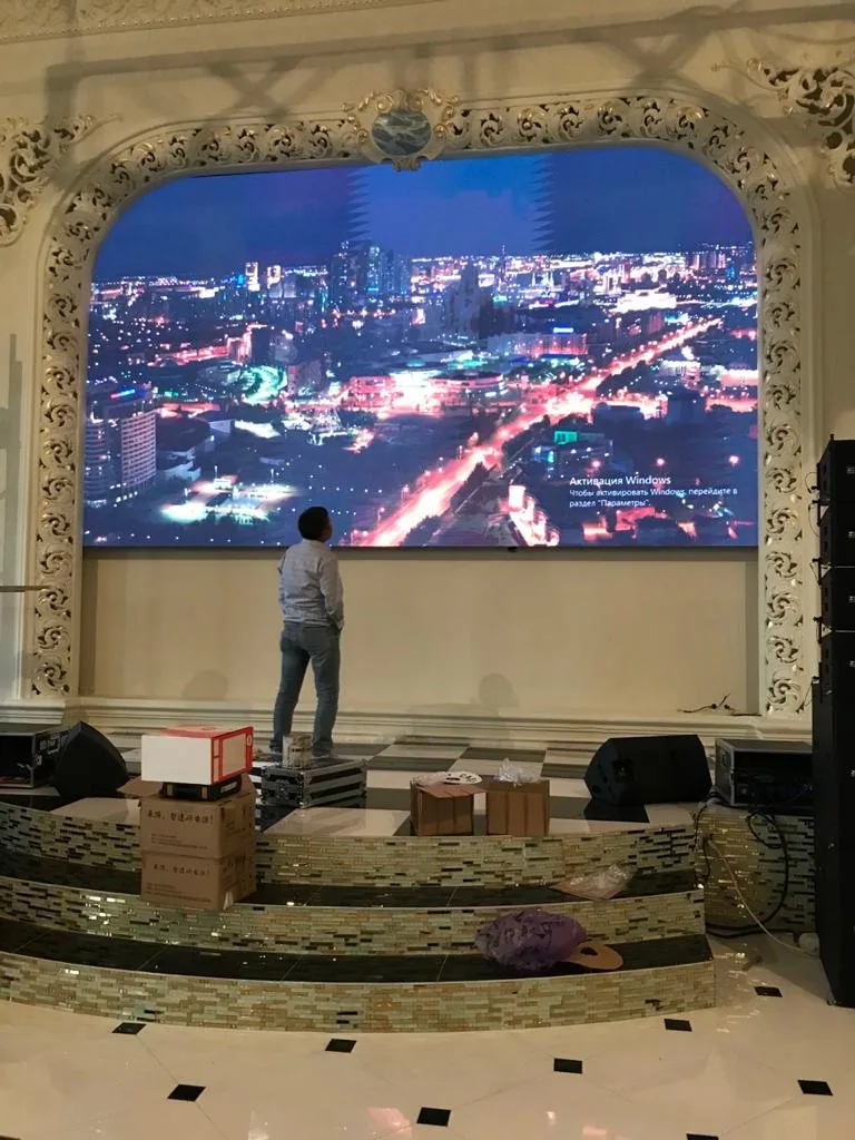 LED экран в банкетном зале «Тумар»