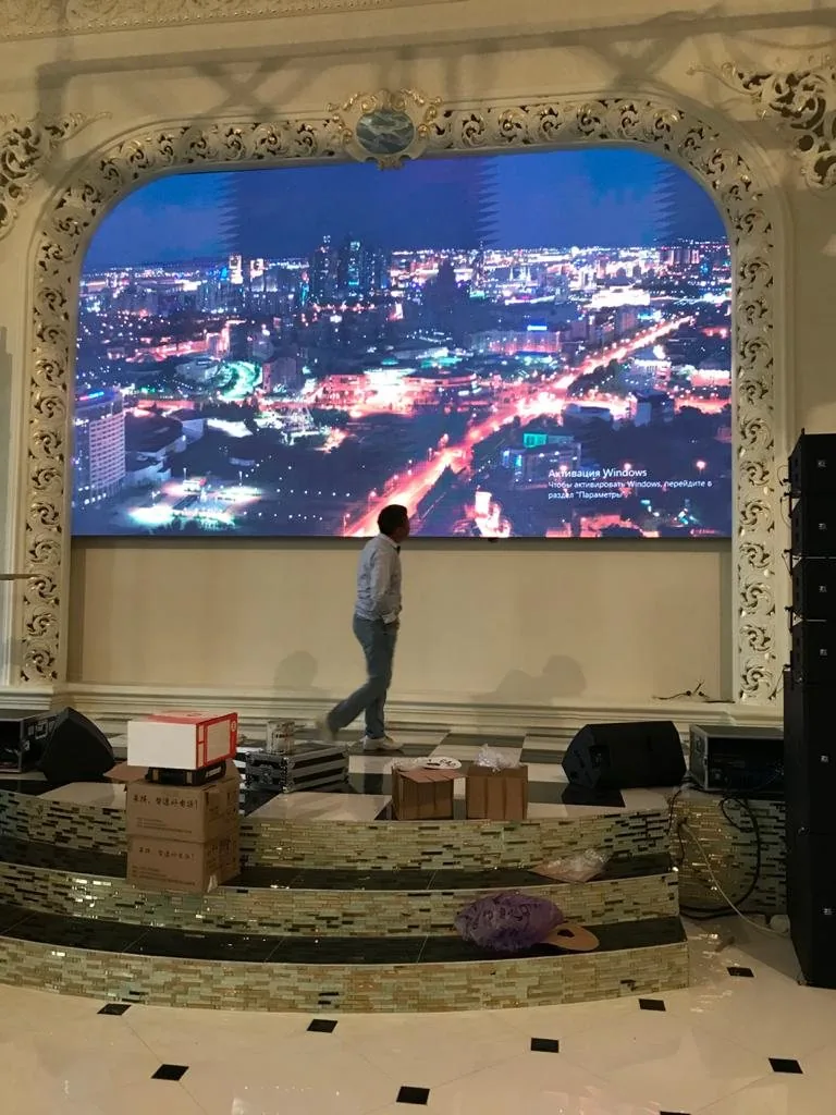 LED экран в банкетном зале «Тумар»