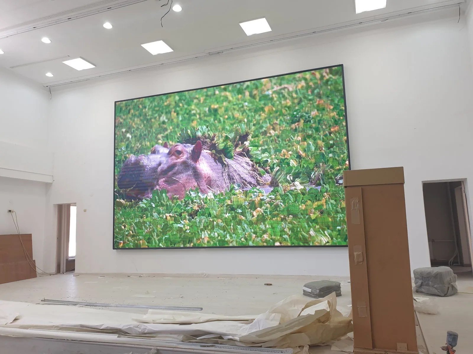 LED экран в музыкальной школе №5, Алматы