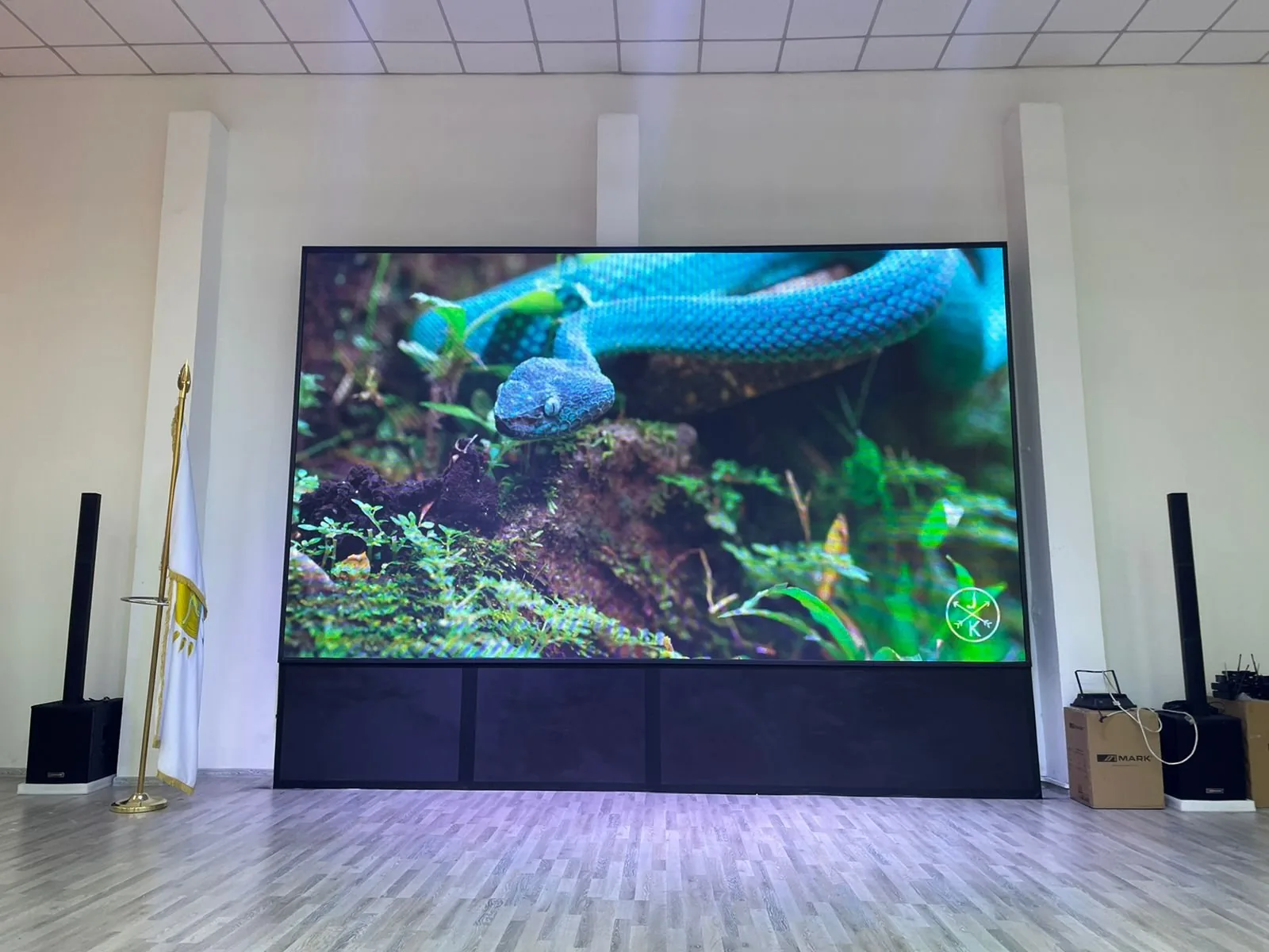 LED экран в гимназии №132