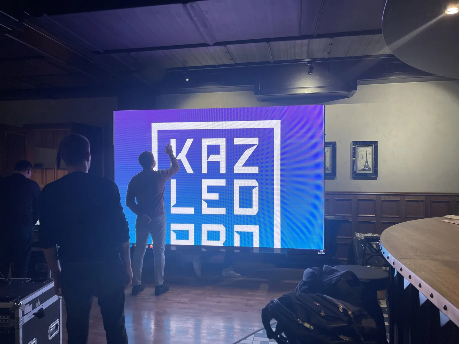 LED экран в ресторане «Клуб Т»