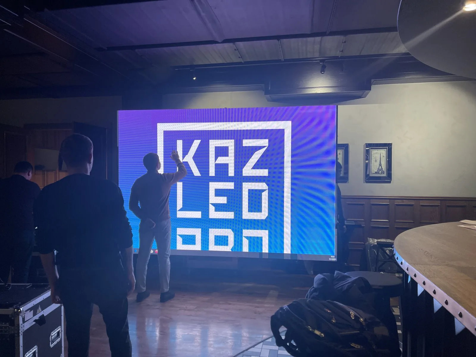 LED экран в ресторане «Клуб Т»